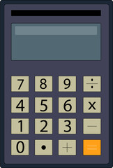 calculator vector image