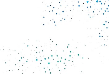 Light Blue, Green vector layout with elements of cards.