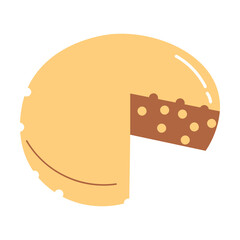 Healthy milk cheese containing probiotics for good microflora in stomach