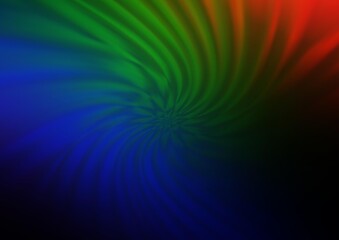 Obraz premium Dark Multicolor, Rainbow vector blurred and colored template.