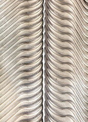 Steel plates with identical patterns look beautiful.