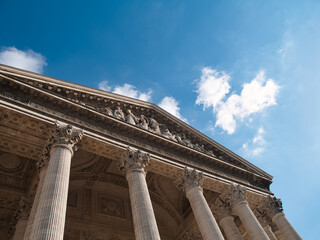 Frieze from the Pantheon of Paris. Paris France.