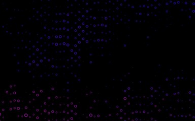 Dark Purple vector cover with spots.