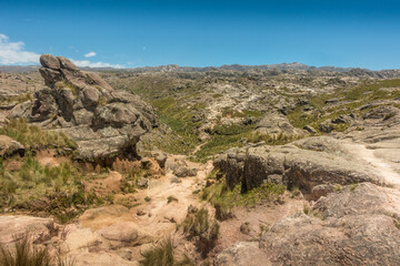 Fototapeta na wymiar arid mountain landscape in the south of argneitna