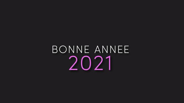 bonne ann&eacute;e 2021