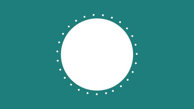 abstract circle animation effect