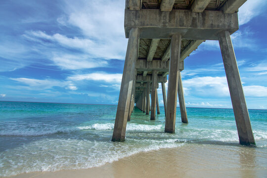 Pensacola Beach | Digital Image Print | Florida | Ocean | Gulf Pier | Panhandle | Download | Landscape & Nature Photography | Wall Art
