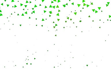 Light Green vector cover in polygonal style.