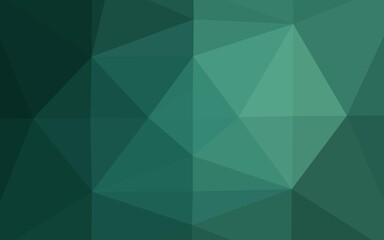 Obraz premium Light Green vector low poly cover.