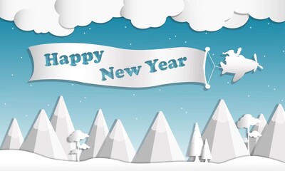 new year greeting card