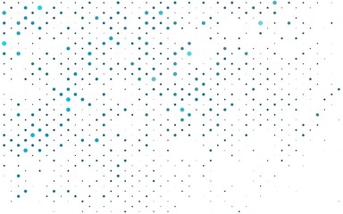 Light BLUE vector background with bubbles.