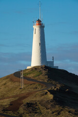 islande, phare de la région Reykjanes 