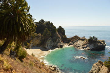 Road tripping and camping along Big Sur and the stunning coastal road Highway 1 in California, USA