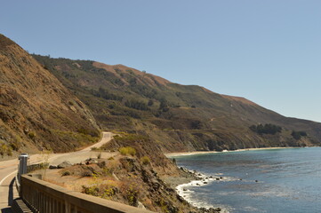 Road tripping and camping along Big Sur and the stunning coastal road Highway 1 in California, USA