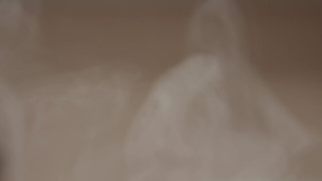 Steam abstract background beige color