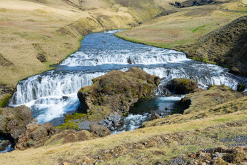 Islande, cascade skogafoss