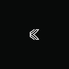 k letter vector logo abstract