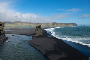 islande, plage de Reynisfjara, Vik