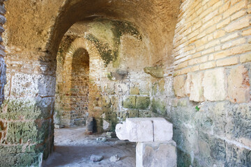 The ruins of the baths of Antonius Pius in Carthage