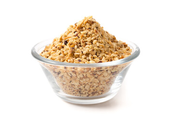 Haselnusskerne, geröstet und gehackt