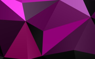 Obraz premium Light Pink vector polygonal background.