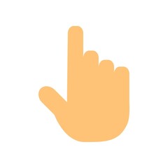 Hand Icon Color Design Vector Template Illustration