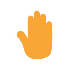 Hand Icon Color Design Vector Template Illustration