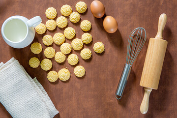 Baking equipment, cookies, cookies.