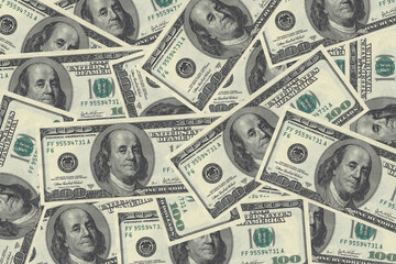 Stack of dollar bills