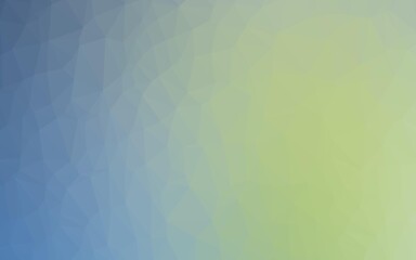 Light Blue, Green vector low poly cover.