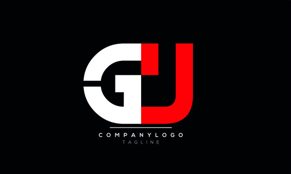 Alphabet letters Initials Monogram logo GU,UG,G and U