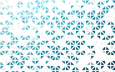 Light BLUE vector seamless cover in polygonal style.