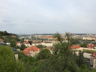 Fototapeta na wymiar view of prague panorama