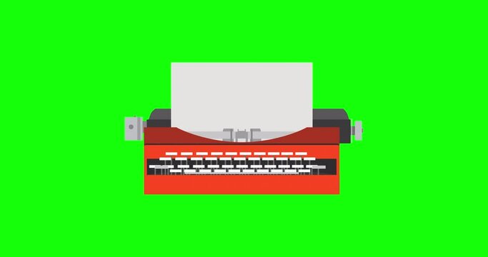 Typewriter old vintage vector writer illustration. Retro type paper isolated. Letter machine design icon