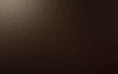 Fototapeta premium Dark Black vector abstract polygonal texture.