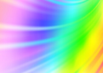 Obraz premium Light Multicolor, Rainbow vector blurred bright template.