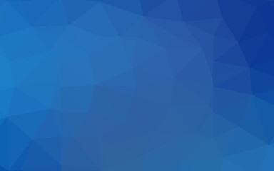 Obraz premium Light BLUE vector triangle mosaic cover.