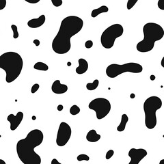 Seamless cow hide pattern. Vector repeat texture