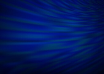 Dark BLUE vector blurred and colored background.