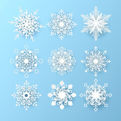 illustration; flake; silhouette; snow; christmas; abstract; shape; set; graphic; decoration; vector; season; weather; design; white; ornament; holiday; cold; winter; sign; isolated; icon; year; symbol