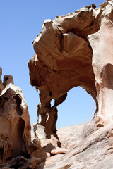 grand stone formation, archo de las pe&ntilde;ita, Fuerteventura