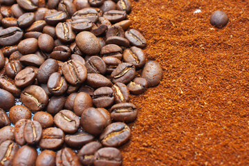coffee beans background