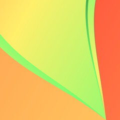 Wavy Gradient spectrum background with Sunset colors