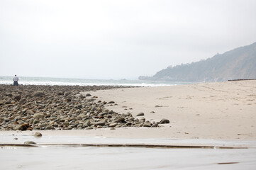 Fototapeta na wymiar Rocks on the California Coastline