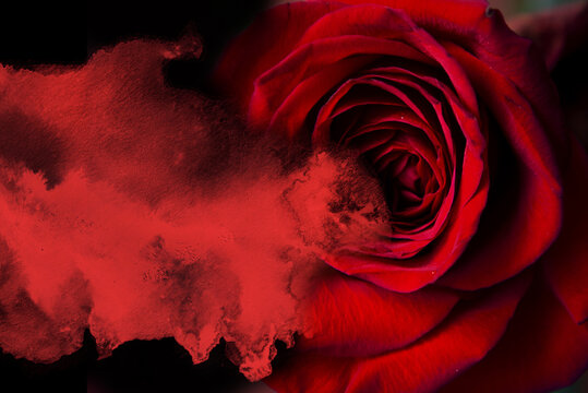 Bleeding Red Rose