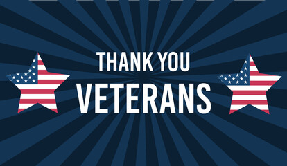 Veterans day. Honoring all who served. November 11.