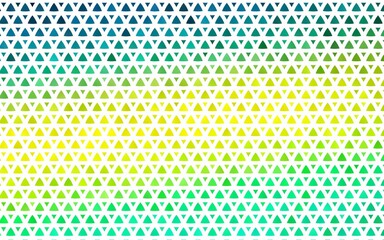 Light Green, Yellow vector seamless texture in triangular style.