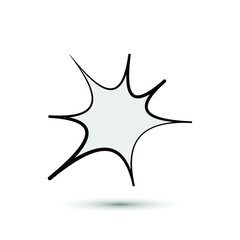 Obraz premium Vector wham boom icon. Explosion symbol. For design, web site design, logo, app, UI.