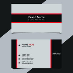 Creative, Clean and Visit Business Card Template
