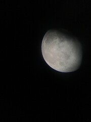 Fototapeta premium full moon over black